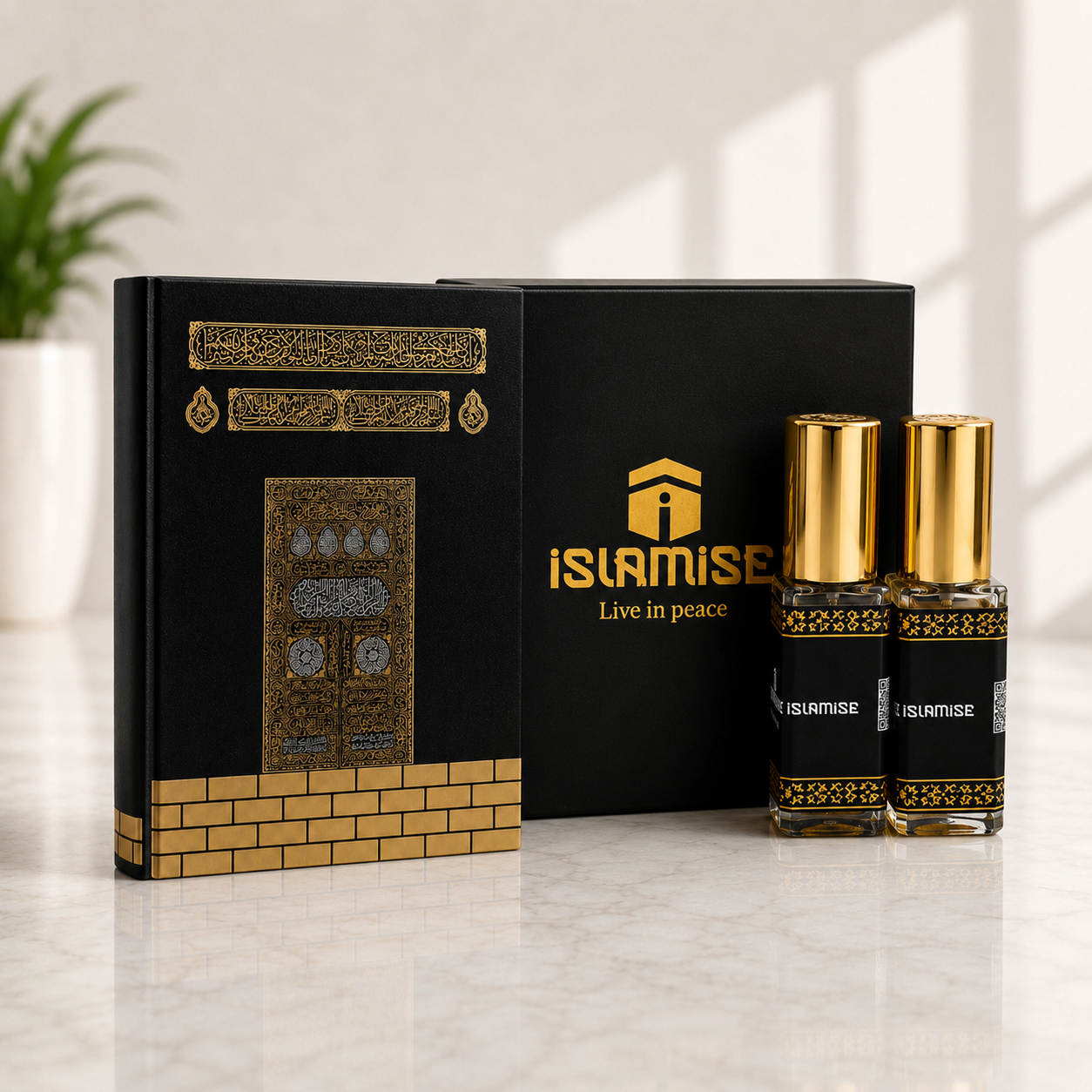 কুরআন ও আতরের কম্বো | Premium Quran &amp;amp; Attar Combo Gift Set | Islamise